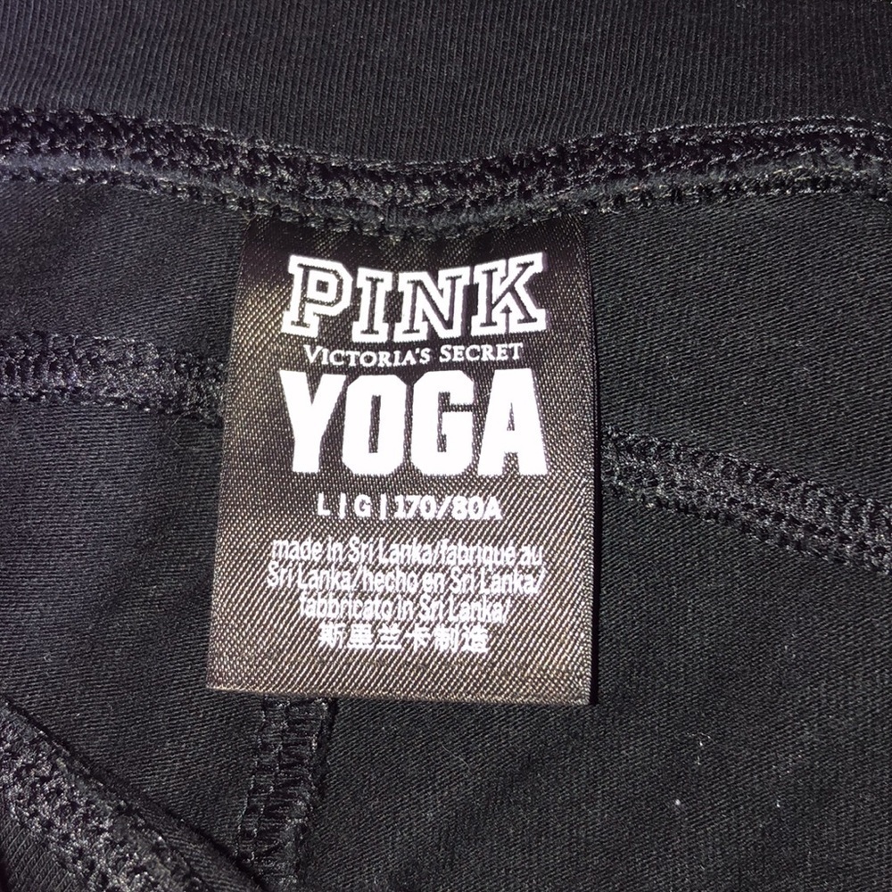 Pink Victoria’s Secret bundle sweatshirt and sweatpant like leggings size large‍ - Picture 5 of 5